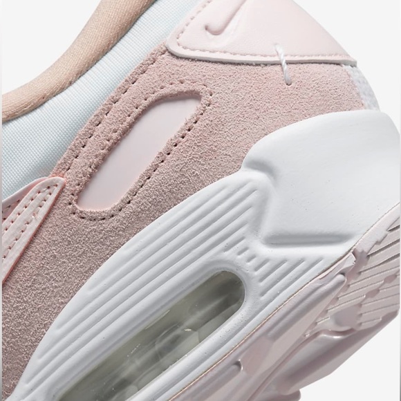 Nike Air Max 90 Futura Sneakers {Summit White/Barely Rose} 7.5 - Picture 4 of 14